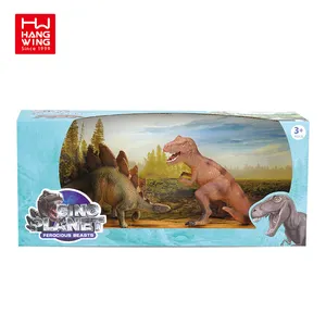 Brinquedo de dinossauro, brinquedos educativos para crianças, de plástico, com desenho de dinossauro 9 polegadas