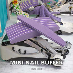 Lima de Uñas Doble Mini de Esmeril, Duradera y Colorida, Grano 180/240, Venta al por Mayor para Salones de Belleza y Cuidado de Uñas - Product Image 2