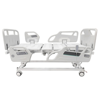 Lit d'hôpital électrique HOCHEY MEDICAL DHC IV FG05 à 5 fonctions avec système de pesage manuel pour les soins intensifs