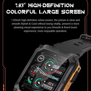 Reloj inteligente deportivo C20 Pro, pantalla TFT de 1,83 pulgadas IP68 para Bluetooth, compatible con Android e iOS, reloj inteligente Zegarek Wat - Product Image 5