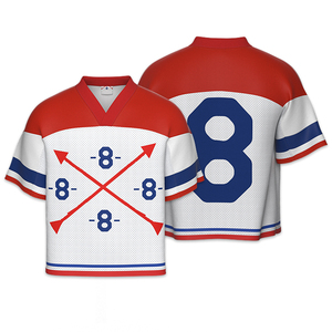 เครื่องแบบทีมฟุตบอลชุดทีมฟุตบอลผ้าเจอร์ซีย์ปักลายพิมพ์โลโก้สีดีไซน์แบบอเมริกันแฟชั่น - Product Image 5