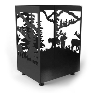 Support à bois pour foyer Oniya Metal BBQ Galore, grand support à bois pour foyer, pour intérieur ou <span class=keywords><strong>extérieur</strong></span> - Product Image 3