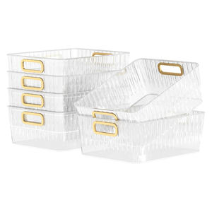 Household Plastic Tabletop Cosmetics Organizer Sundry Snacks Organizer Kitchen Organizer - Product Image 1