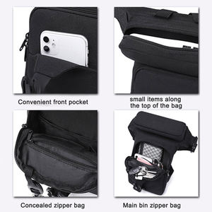 กระเป๋าคาดขาแบบยุทธวิธี Molle กันน้ำสำหรับผู้ชาย ใช้สำหรับกีฬากลางแจ้ง ปั่นจักรยาน ล่าสัตว์ วิ่งจ๊อกกิ้ง - Product Image 6