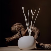 Diffuseur d'arômes liquides en porcelaine élégant, flacon de parfum moderne pour salle de bain et spa, senteurs au choix