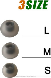 6 pièces L M S Silicone embouts d'oreille Kits de protection bouchons d'oreilles pour Samsung <span class=keywords><strong>Galaxy</strong></span> <span class=keywords><strong>Buds</strong></span> <span class=keywords><strong>2</strong></span> embout de remplacement avec maille anti-poussière - Product Image 5
