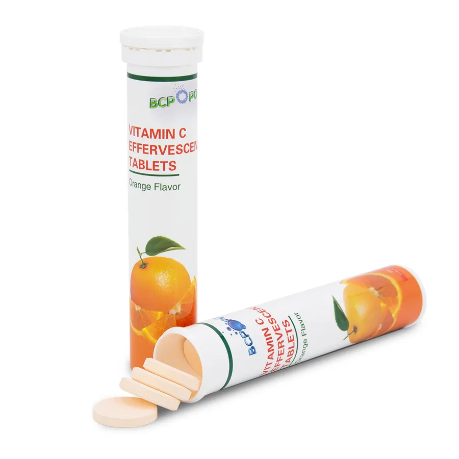 BCPOPO marca vitamina frizzante bevanda vitamina C 1000 compressa effervescente Private Label