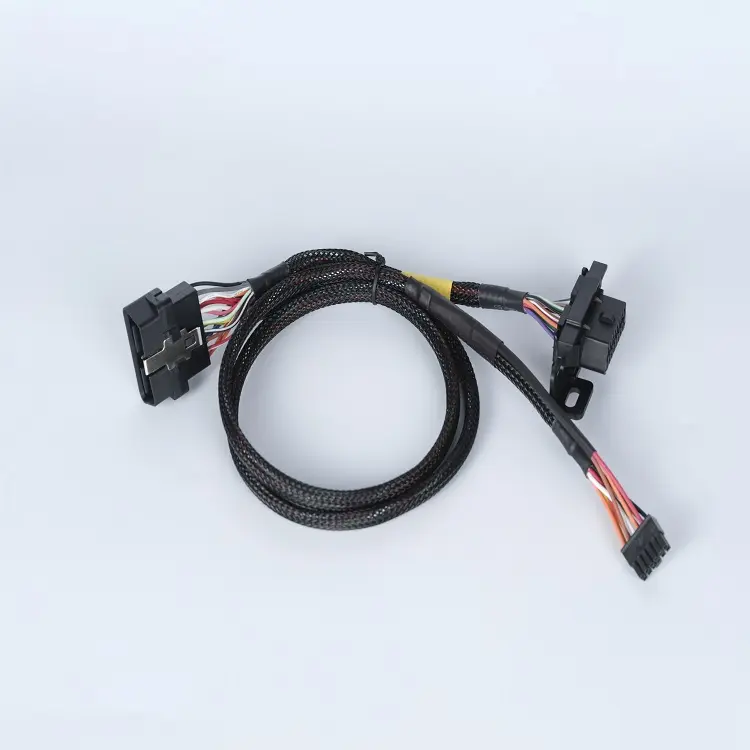 OBDII Cáp OBD2 16pins Nam để 2 nữ Splitter Y 16pin và 12pin dây cáp