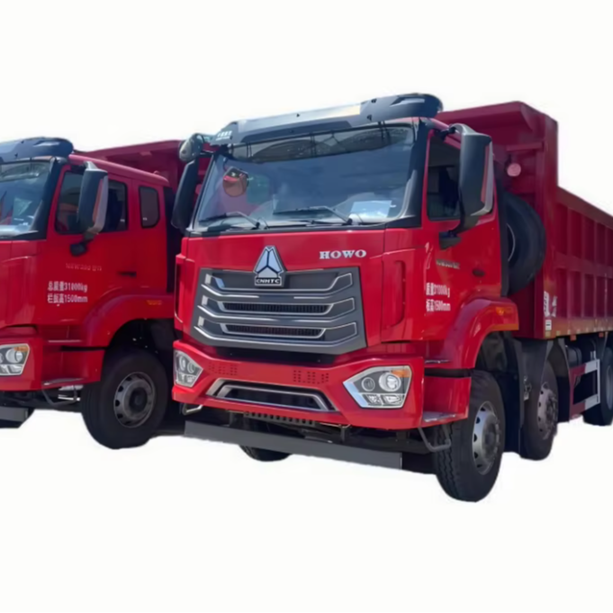 Новый самосвал Howo 8x4 340/371 л.с. с правым приводом автоматический Euro 5 12-колесный SINOTUCK 50 т дизельное топливо левый тяжелый грузовик