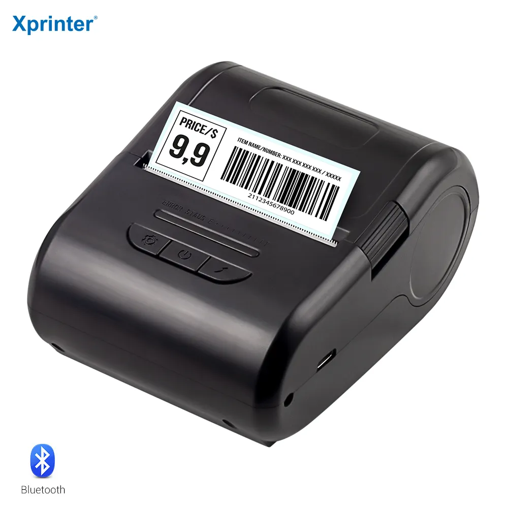 Xprinter Máy In Cầm Tay ODM 58Mm Cho Điện Thoại Máy In Di Động Máy Làm Nhãn Máy In Cầm Tay Mini XP-P210