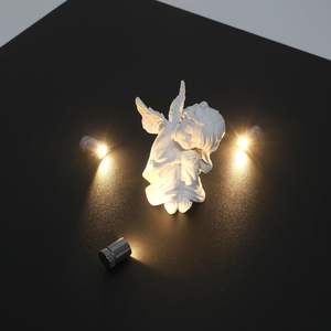 TSINYE 10 mini-lampes LED, petites lumières LED alimentées par piles, mini-spots pour ballons, lanternes en papier, fêtes et expositions - Product Image 5