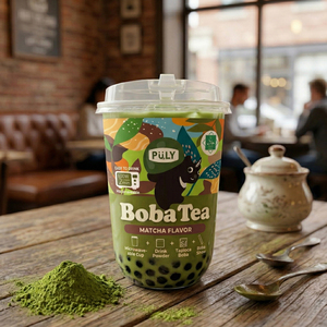 PULY Boules de tapioca végétales jetables 85g certifiées HALAL sans gluten, les mieux notées, pour bubble tea instantané au micro-ondes pour les bureaux très occupés - Product Image 3