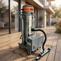 Nouvel aspirateur industriel commercial sans fil 100L haute performance, sec et humide, en acier inoxydable