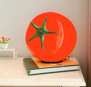 Nuova Lampada da Tavolo a Forma di Pomodoro Rossa Artistica con Dimmer <span class=keywords><strong>LED</strong></span> per Interni Lampade da Lettura per Camera da Letto e Hotel - Product Image 3