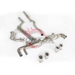 Échappement Catback Vortex Haute Performance SS304 Valvetronic Downpipe Ajustement Direct Porsche Cayenne 2.0T 3.0T 2019-2025 Miroir - Product Image 3