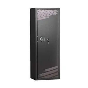 Kaer Manufacture Fingerprint Biometric Gun Safe Cabinet High Quality Treadlock Gun Safe Box