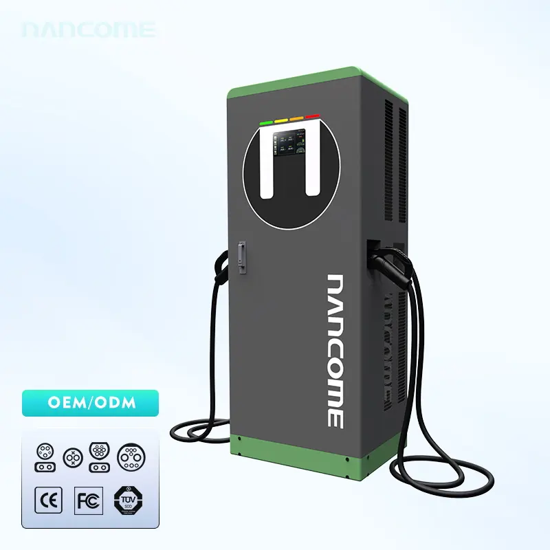 Nancome 60kw 120kw oem odm comercial level3 rápido móvel dc carregador EV banco de potência móvel para estação de carregamento ao ar livre