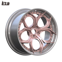 Enzhiwei Ofrece Ruedas de Aleación de Aluminio Forjado de Dos Piezas de 10 Pulgadas, Personalizadas, para el Mercado de Repuestos, con Ajuste Universal Disponible, del Fabricante