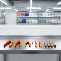Ensemble d'outils d'électricien isolés VDE 13 pièces, kit de pinces et tournevis 1000V pour réparation haute tension