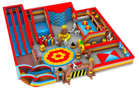 Ciudad de Diversión Inflable Comercial Personalizada, Parque de Atracciones Inflable Gigante de PVC para Alquiler en Eventos al Aire Libre