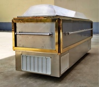 Congelador de acero inoxidable de alta calidad, suministros funerarios, gabinete mortuorio, equipo mortuorio