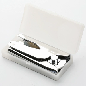 <span class=keywords><strong>Embosser</strong></span> de mango de acero y metal personalizado, pegatina personal para boda, sobre de papel, sello en relieve, sello de grabado personal - Product Image 2