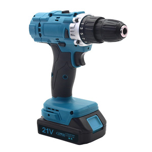 Cordless Drill 21V Lithium Battery Dual Speed Keyless Chuck Reversible For DIY Metal Drilling And Screw Tightening - Product Image 3