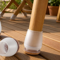 Protections de pieds de meubles en silicone, patins en feutre anti-rayures, embouts antidérapants pour chaises, pour balcon, terrasse, pont