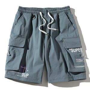 2020 nouveau modèle <span class=keywords><strong>grande</strong></span> poche <span class=keywords><strong>taille</strong></span> élastique demi-short coloré hommes short <span class=keywords><strong>cargo</strong></span> vêtements shorts - Product Image 3