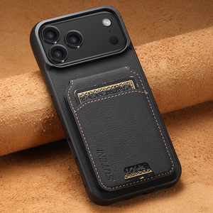SUTENI per <span class=keywords><strong>iPhone</strong></span> 18 Pro Max Custodia con Supporto e Porta Carte, Effetto Smerigliato, Texture Litchi, Lussuosa Pelle Sintetica 17 16 Plus 15 14 13 <span class=keywords><strong>12</strong></span> - Product Image 2