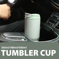 2025 vente en gros 360ml 500ml métal personnalisé en acier inoxydable gobelet à eau tasse à café chaud et froid avec couvercles de paille pour les boissons de Camping