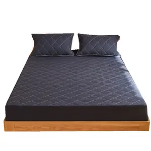 Sábana acolchada suave para cama, protector de colchón, plegable, cómoda - Product Image 5
