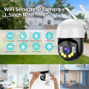 Système de caméra de surveillance IP sans fil extérieur NVR 4MP 5MP Wifi, kit de vidéosurveillance PTZ 4 ou 8 canaux avec détection de mouvement - Product Image 2