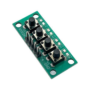 Kit de Bricolaje OKY3530-1, Módulo de Teclado con 4 Botones Independientes 1x4, MCU para Diseño de Clases para Estudiantes, Proyecto de Graduación, Experimento - Product Image 5