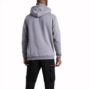 Sudadera con Capucha para Hombre, Diseño Nuevo, Estampado Liso, con Bolsillo Canguro, Logotipo Personalizado, para Correr y Deportes - Product Image 4