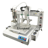 Liujiang machine de distribution adhésive bi-composant automatique 4 axes robot de distribution ccd application de distribution de colle visuelle