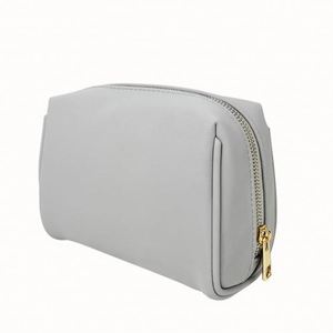 Doux Mattel en cuir Pu Gris voyage Personnalisé maquillage cosmétique sac - Product Image 1