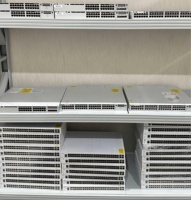 C9300L-48T-4G-A saklar jaringan perusahaan cerdas 48 Port Gigabit Ethernet 48x1G RJ45 PoE + 1U rak-mount Industrial Grade SME