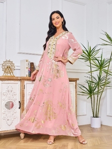 Thời trang mới Trung Đông bảo thủ cao cấp khí quyển của phụ nữ Ăn mặc - Product Image 4