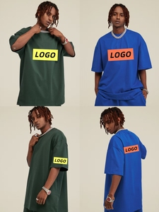 เสื้อยืดผู้ชายคุณภาพสูง ผ้าฝ้าย 100% 305GSM สไตล์สตรีท น้ำหนักมาก สวมใส่สบาย ระบายอากาศได้ดี - Product Image 4