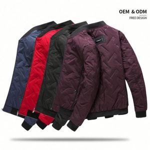 Men's Winter Warmth Stand Collar Thick <b>Padded</b> Breathable Plus Size Zipper Jackets Casual New Fashion Style - Product Image 2