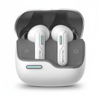 Écouteurs sans fil S52 ANC & ENC à réduction de bruit avec étanchéité IPX5 6.0, son Hi-Fi LED, contrôle tactile et conception intra-auriculaire