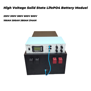 E & J Rack Mounted 230V/380V/800V 100Ah 200Ah 300Ah Paquete de batería LiFePO4 de estado sólido de alto voltaje 4000 ciclos Energía escalable - Product Image 2