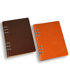 Tùy chỉnh 2026 bơm lại 6-<span class=keywords><strong>Ring</strong></span> chất kết dính Tạp Chí tổ chức với lót giấy PU da Vòng chất kết dính A4 cao cấp bơm lại máy tính xách tay - Product Image 6