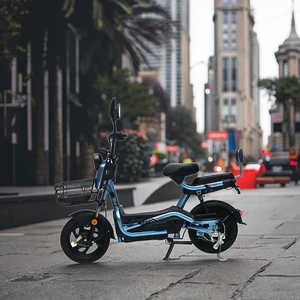 City Bike Fashion with Rear <b>Hub</b> Motor 3 Speed Brushless Lead Acid Smart Digital Carbon Steel Frame - Product Image 2