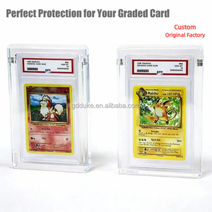 Expositor Acrílico Transparente con Bloqueo UV de 3 Ranuras para Tarjetas Graduadas PSA BGS, Soporte para Tarjetas Deportivas, Pokémon, Coleccionables - Product Image 6