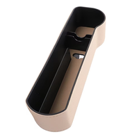 Boîte de rangement moderne en cuir pour l'espace entre les sièges de voiture et organisateur de fentes, accessoire de voiture multifonctionnel