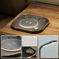 Gadgets technologiques 2024 Chargeur sans fil Veilleuse pour téléphone Montre Casque Trois-en-un Chargeur sans fil Cadeaux d'entreprise