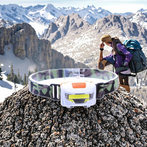 Faro COB multifuncional ligero de <span class=keywords><strong>120</strong></span> lúmenes con diadema ajustable IP44 impermeable y regulable para correr al aire libre - Product Image 2