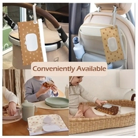 pochette de transport étui de transport porte-lingettes rechargeable pour bébé sac distributeur d'emballage de mouchoirs